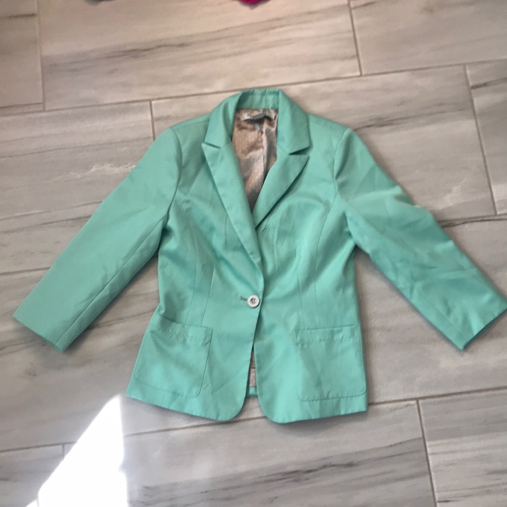 Mint blazer